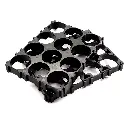 10 Unidades - Soporte bateria 21700 3x4 21'2mm diámetro