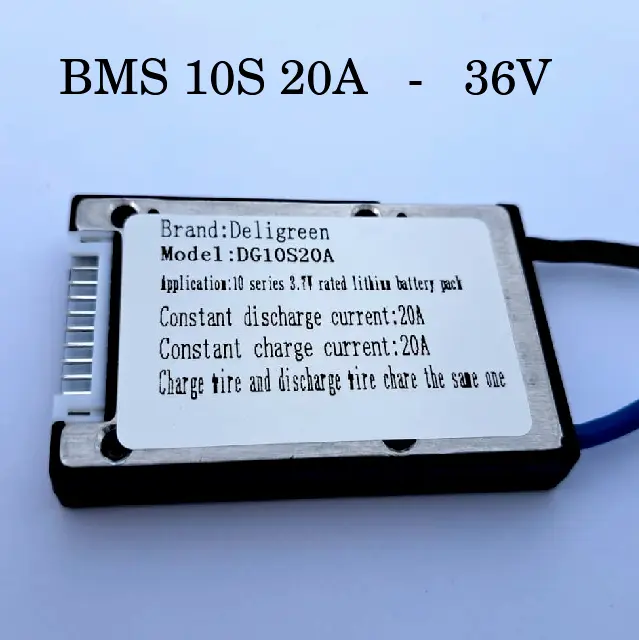 BMS 36V Li-ión 10S 20A
