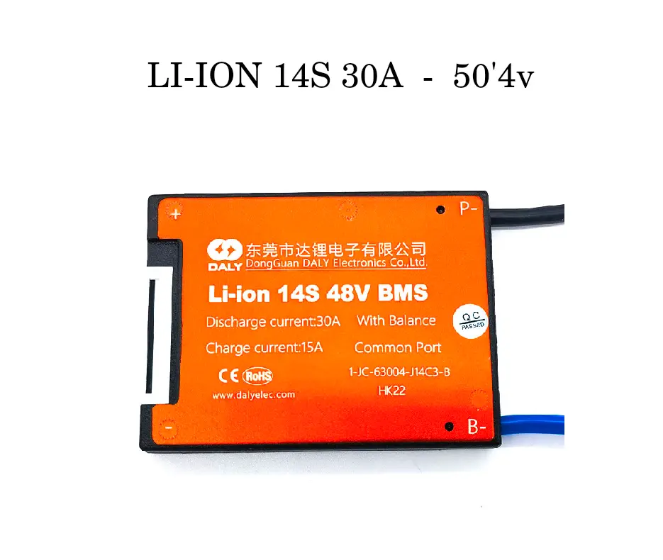 BMS 48V Li-ión 14S 30A