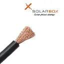 Cable cobre negro de 25mm2 (4AWG) - 1 metro 