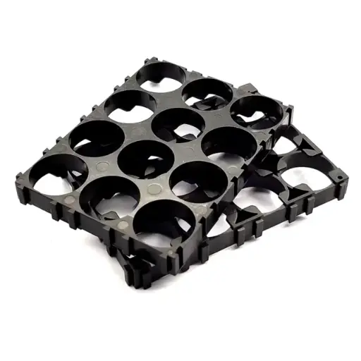 10 Unidades - Soporte bateria 21700 3x4 21'2mm diámetro