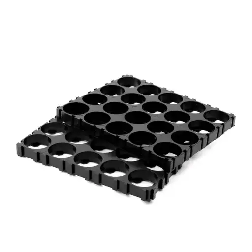 10 Unidades - Soporte bateria 18650 5x4 18'4mm diámetro